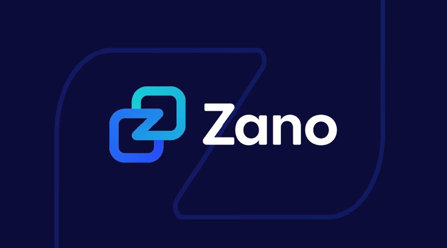 Zano logo and wordmark displayed on a dark blue background.
