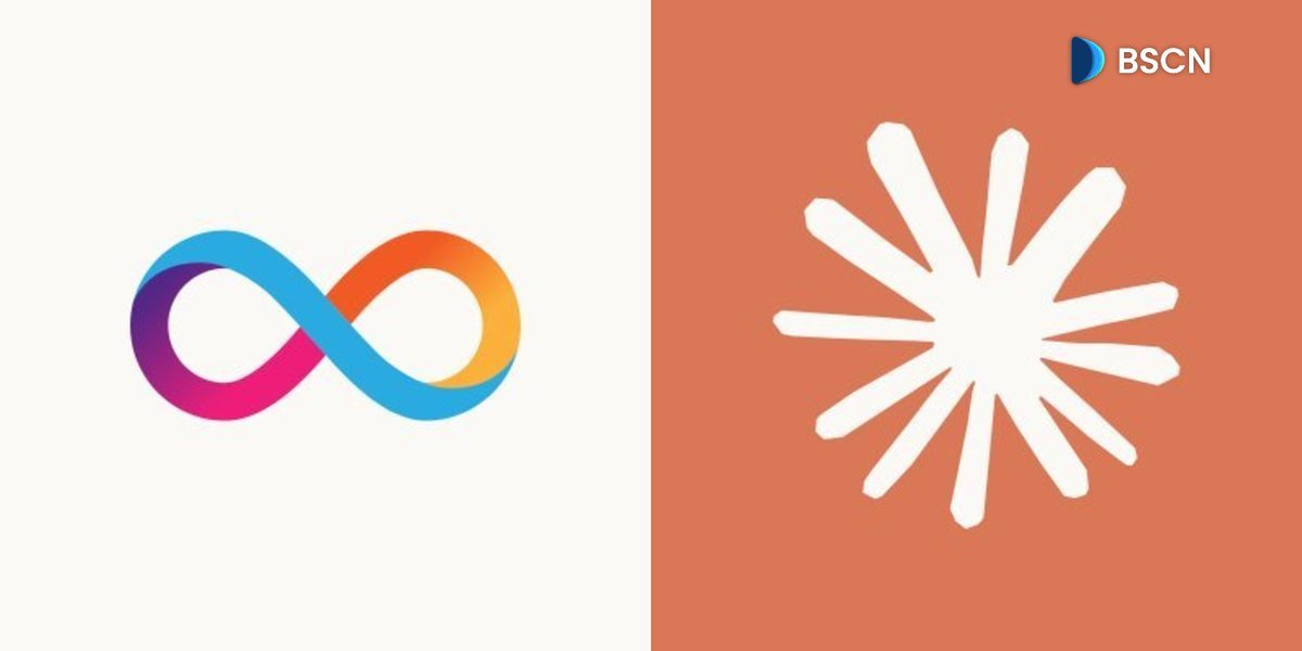 The Internet Computer infinity logo alongside the Anthropic Claude spark logo