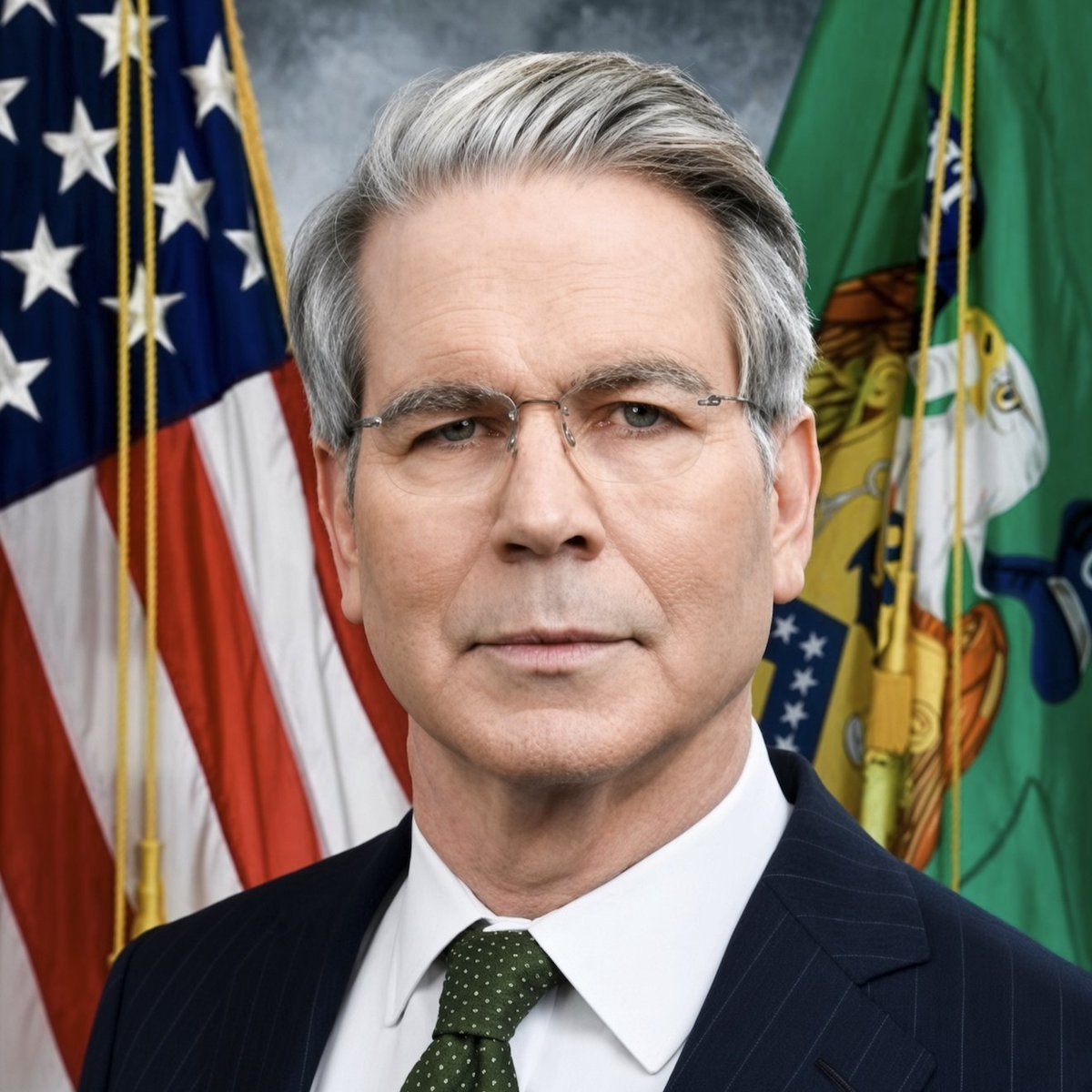 Official portrait of U.S. Treasury Secretary Scott Bessent.