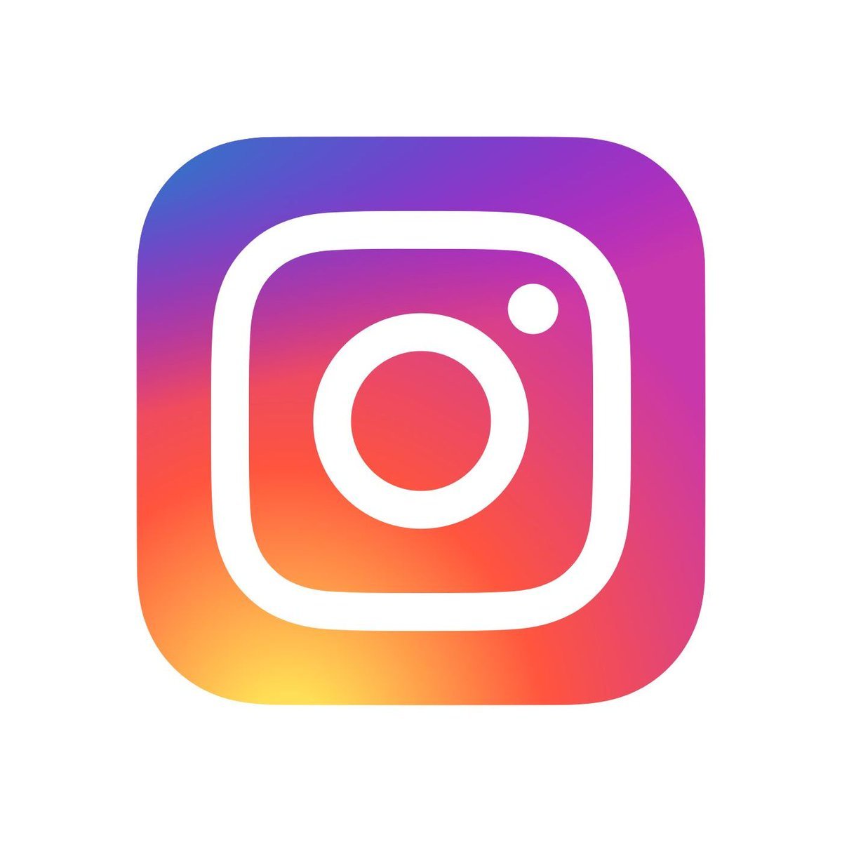 The Instagram app logo displayed against a white background.