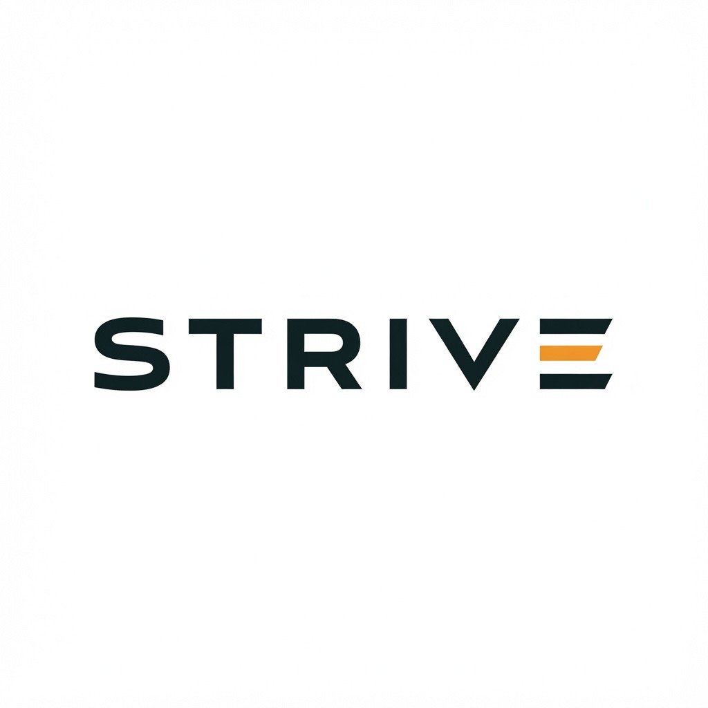 Strive company logo against a white background.
