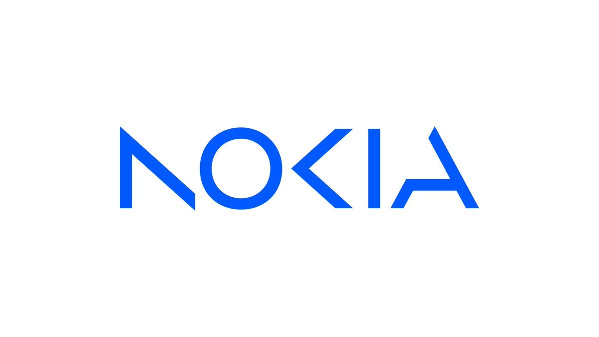 Modern blue Nokia logo against a white background