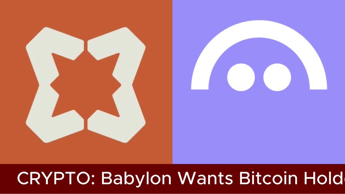 Graphic featuring the Babylon Labs logo on an orange background next to the Aave logo on a lavender background, with headline text along the bottom.