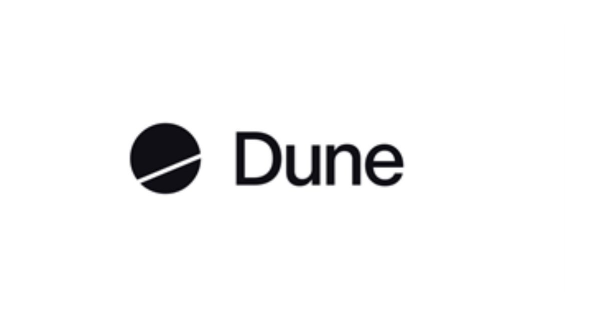 Dune company logo on a white background.