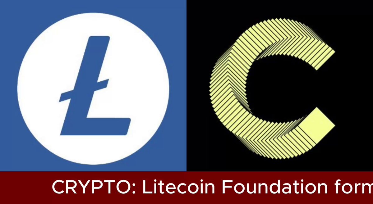 A side-by-side graphic featuring the Litecoin logo on the left and the Canton Network logo on the right.