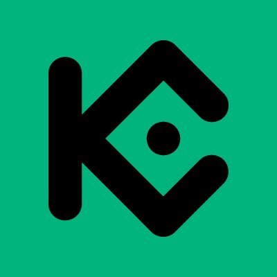KuCoin logo consisting of a stylized black letter K on a green background