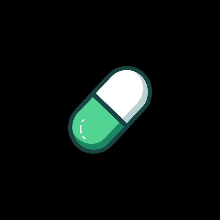 Pump.fun logo depicting a green and white pill capsule on a black background.