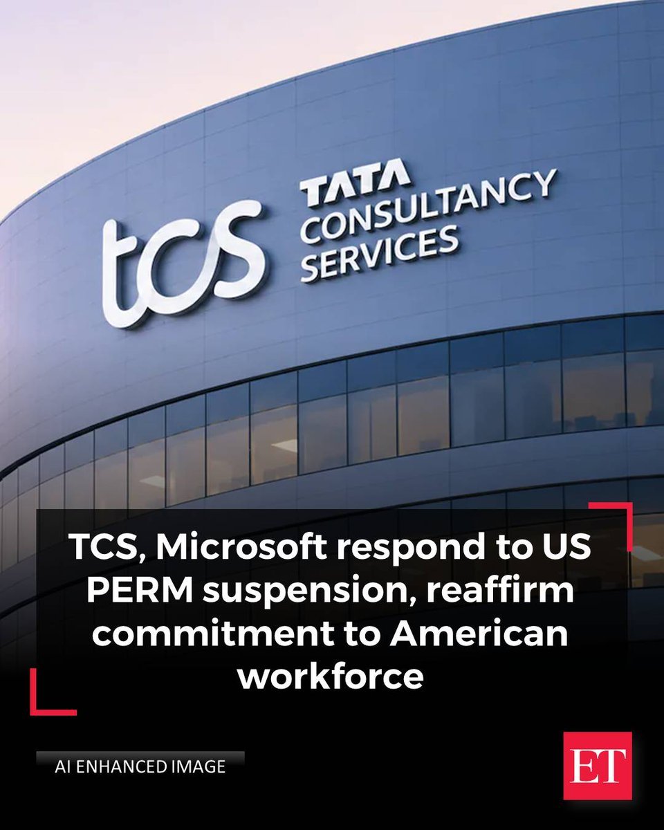Exterior of a building featuring the Tata Consultancy Services (TCS) logo